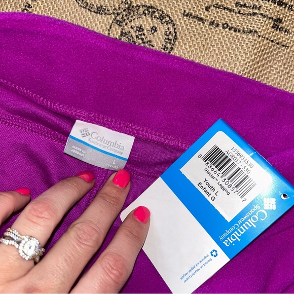 Columbia NWT! Girls' Plum/Purple Glacial Legging Size L(14/16) - Picture 7 of 13